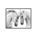 Picture of Face Off Horses _GroupedProduct_Rectangle_Landscape_Photography _GroupedProduct_Rectangle_Landscape_Canvas_Framed_