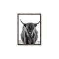 Picture of B&W Highland _GroupedProduct_Rectangle_Portrait_Photography _GroupedProduct_Rectangle_Portrait_Canvas_Framed_