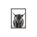 Picture of B&W Highland _GroupedProduct_Rectangle_Portrait_Photography _GroupedProduct_Rectangle_Portrait_Canvas_Framed_