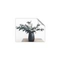 Picture of Black vase with green leafs _GroupedProduct_Rectangle_Landscape_Photography _GroupedProduct_Rectangle_Landscape_Unframed_Print_Only_