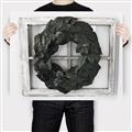 Picture of Farmhouse Wreath _GroupedProduct_Rectangle_Landscape_Photography _GroupedProduct_Rectangle_Landscape_Canvas_