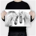 Picture of Face Off Horses _GroupedProduct_Rectangle_Landscape_Photography _GroupedProduct_Rectangle_Landscape_Canvas_