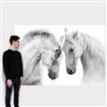 Picture of Face Off Horses _GroupedProduct_Rectangle_Landscape_Photography _GroupedProduct_Rectangle_Landscape_Canvas_