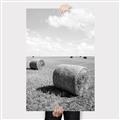 Picture of Hay Bail _GroupedProduct_Rectangle_Portrait_Photography _GroupedProduct_Rectangle_Portrait_Canvas_