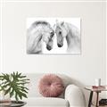 Picture of Face Off Horses _GroupedProduct_Rectangle_Landscape_Photography _GroupedProduct_Rectangle_Landscape_Canvas_