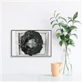 Picture of Farmhouse Wreath _GroupedProduct_Rectangle_Landscape_Photography _GroupedProduct_Rectangle_Landscape_Canvas_Framed_