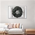 Picture of Farmhouse Wreath _GroupedProduct_Rectangle_Landscape_Photography _GroupedProduct_Rectangle_Landscape_Canvas_Framed_