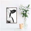 Picture of Side Cow _GroupedProduct_Rectangle_Portrait_Photography _GroupedProduct_Rectangle_Portrait_Canvas_Framed_