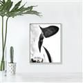 Picture of Side Cow _GroupedProduct_Rectangle_Portrait_Photography _GroupedProduct_Rectangle_Portrait_Canvas_Framed_