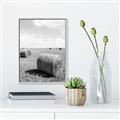 Picture of Hay Bail _GroupedProduct_Rectangle_Portrait_Photography _GroupedProduct_Rectangle_Portrait_Canvas_Framed_