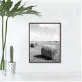 Picture of Hay Bail _GroupedProduct_Rectangle_Portrait_Photography _GroupedProduct_Rectangle_Portrait_Canvas_Framed_