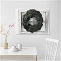 Picture of Farmhouse Wreath _GroupedProduct_Rectangle_Landscape_Photography _GroupedProduct_Rectangle_Landscape_Unframed_Print_Only_