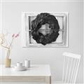 Picture of Farmhouse Wreath _GroupedProduct_Rectangle_Landscape_Photography _GroupedProduct_Rectangle_Landscape_Unframed_Print_Only_