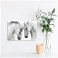 Picture of Face Off Horses _GroupedProduct_Rectangle_Landscape_Photography _GroupedProduct_Rectangle_Landscape_Unframed_Print_Only_
