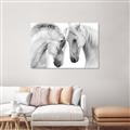 Picture of Face Off Horses _GroupedProduct_Rectangle_Landscape_Photography _GroupedProduct_Rectangle_Landscape_Unframed_Print_Only_