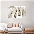Picture of Face Off Horses _GroupedProduct_Rectangle_Landscape_Photography _GroupedProduct_Rectangle_Landscape_Unframed_Print_Only_