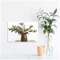 Picture of Black vase with green leafs _GroupedProduct_Rectangle_Landscape_Photography _GroupedProduct_Rectangle_Landscape_Unframed_Print_Only_