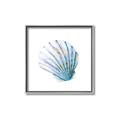 Picture of Watercolor shell III  _GroupedProduct_Square_Canvas_Framed_