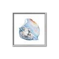 Picture of Watercolor shell I _GroupedProduct_Square_Canvas_Framed_