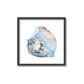 Picture of Watercolor shell I _GroupedProduct_Square_Canvas_Framed_