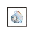 Picture of Watercolor shell I _GroupedProduct_Square_Canvas_Framed_