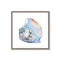 Picture of Watercolor shell I _GroupedProduct_Square_Canvas_Framed_
