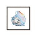Picture of Watercolor shell I _GroupedProduct_Square_Canvas_Framed_