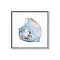 Picture of Watercolor shell I _GroupedProduct_Square_Canvas_Framed_