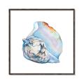 Picture of Watercolor shell I _GroupedProduct_Square_Canvas_Framed_