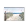 Picture of Grass and Sand  _GroupedProduct_Rectangle_Landscape_Canvas_Framed_