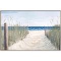 Picture of Grass and Sand  _GroupedProduct_Rectangle_Landscape_Canvas_Framed_