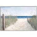 Picture of Grass and Sand  _GroupedProduct_Rectangle_Landscape_Canvas_Framed_