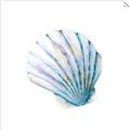 Picture of Watercolor shell III  _GroupedProduct_Square_Unframed_Print_Only_