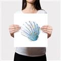 Picture of Watercolor shell III  _GroupedProduct_Square_Canvas_