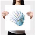 Picture of Watercolor shell III  _GroupedProduct_Square_Canvas_