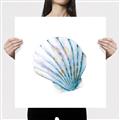 Picture of Watercolor shell III  _GroupedProduct_Square_Canvas_