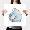 Picture of Watercolor shell I _GroupedProduct_Square_Canvas_