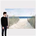 Picture of Grass and Sand  _GroupedProduct_Rectangle_Landscape_Canvas_