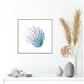 Picture of Watercolor shell III  _GroupedProduct_Square_Canvas_Framed_