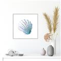 Picture of Watercolor shell III  _GroupedProduct_Square_Canvas_Framed_