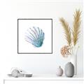 Picture of Watercolor shell III  _GroupedProduct_Square_Canvas_Framed_