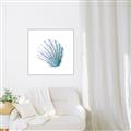Picture of Watercolor shell III  _GroupedProduct_Square_Canvas_Framed_