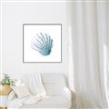 Picture of Watercolor shell III  _GroupedProduct_Square_Canvas_Framed_