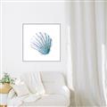 Picture of Watercolor shell III  _GroupedProduct_Square_Canvas_Framed_