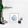 Picture of Watercolor shell I _GroupedProduct_Square_Canvas_Framed_