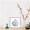 Picture of Watercolor shell I _GroupedProduct_Square_Canvas_Framed_