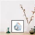 Picture of Watercolor shell I _GroupedProduct_Square_Canvas_Framed_