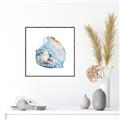 Picture of Watercolor shell I _GroupedProduct_Square_Canvas_Framed_