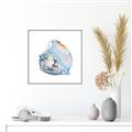 Picture of Watercolor shell I _GroupedProduct_Square_Canvas_Framed_