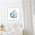 Picture of Watercolor shell I _GroupedProduct_Square_Canvas_Framed_